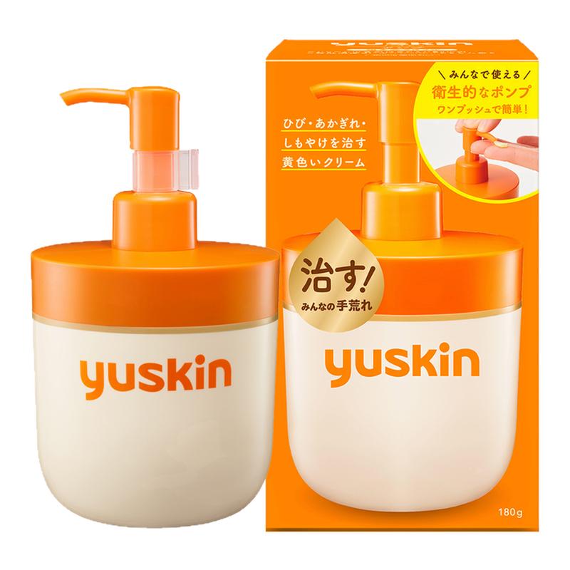 Yuskin悠斯晶维生素护手霜180g+替换装组合滋养修护身体霜手足霜