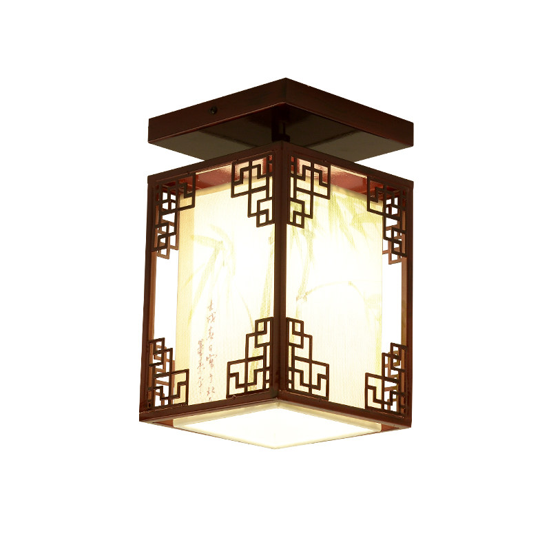新中式吸顶灯过道玄关灯led走廊门厅灯入户灯具酒店阳台卧室小灯