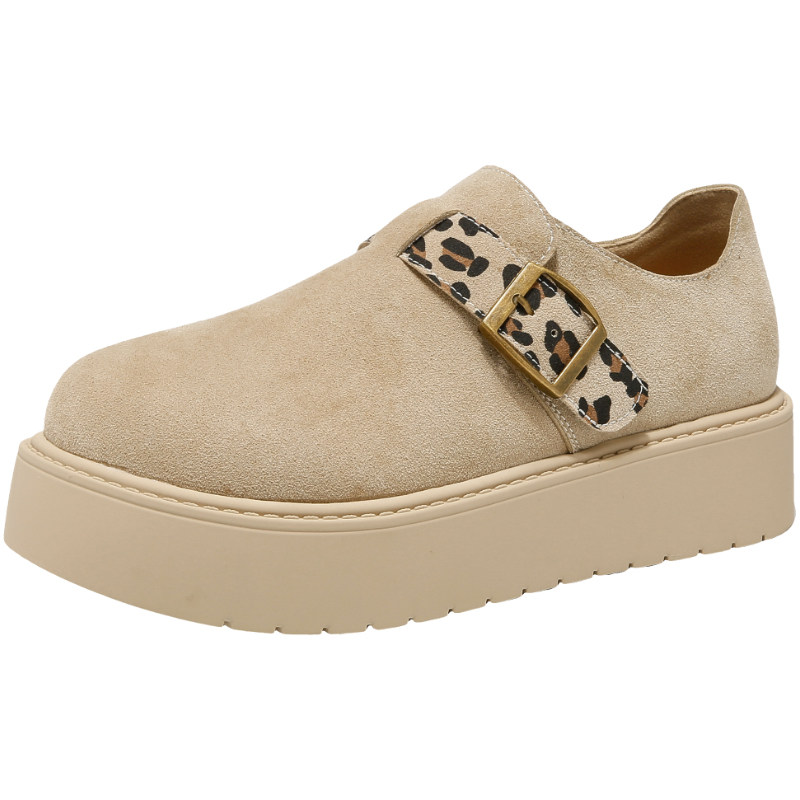 星期六勃肯鞋女秋2025秋季新款女鞋女款爆款鞋子厚底乐福板鞋单鞋