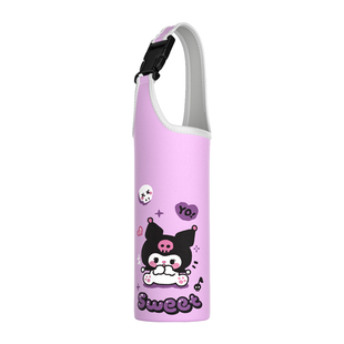 便携式背带斜挎手提袋套子儿童外出专用杯子套水杯套保温杯保护套