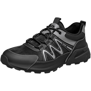 意尔康男鞋2025新款冬季男款二棉鞋休闲鞋户外运动鞋男士加绒软底