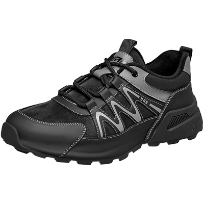 意尔康男鞋官方旗舰店加绒休闲鞋