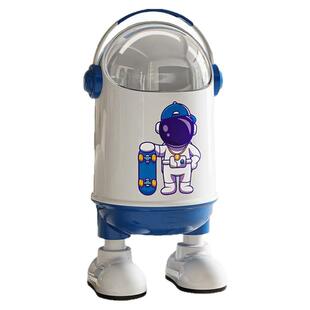 高颜值垃圾桶加厚家用卧室客厅卡通大容量双桶带盖款儿童房收纳桶