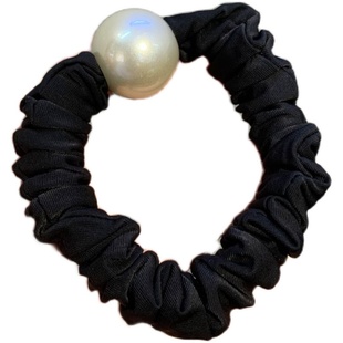 韩国东大门同款珍珠大肠弹力发圈简约皮筋少女发绳气质丸子头绳