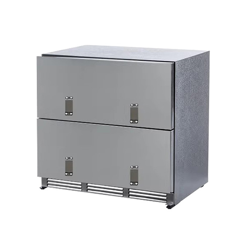 戴卡帝122升全嵌入式卧式抽屉式冷冻变频风冷隐藏式一级能效冰箱