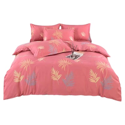 纯棉被套单件和三件套四季通用