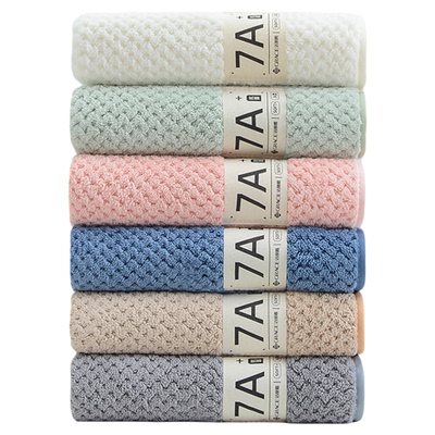 洁丽雅7A抑菌男女菠萝格挂绳毛巾