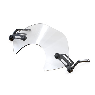 适用本田ns125la黑化风挡小风挡竞技挡风复古配件前挡风板改装风