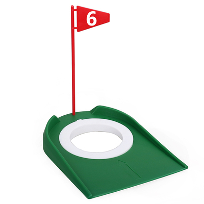 HOW TRUE高尔夫推杆练习器室内推杆盘果岭洞杯带旗子训练用品配件