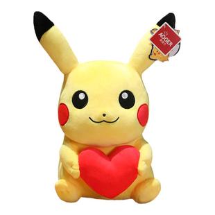 正版皮卡丘公仔毛绒玩具大玩偶比卡丘睡抱枕娃娃61儿童女生日礼物