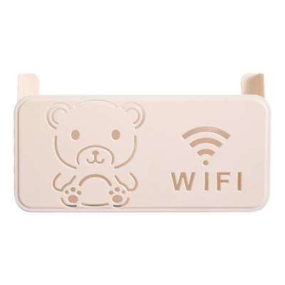 不挡信号！路由器免打孔置物架子