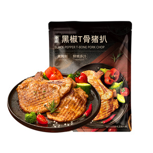 潮迹黑椒T骨猪扒100g*12袋