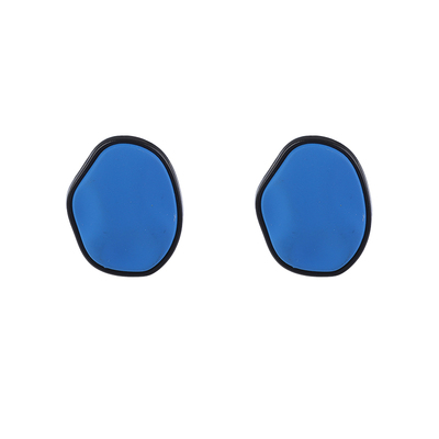 克莱因蓝小众冷淡风耳钉复古耳环