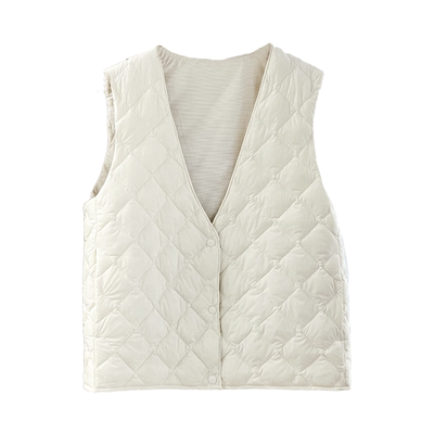 石墨烯短款V领绒子含量90%