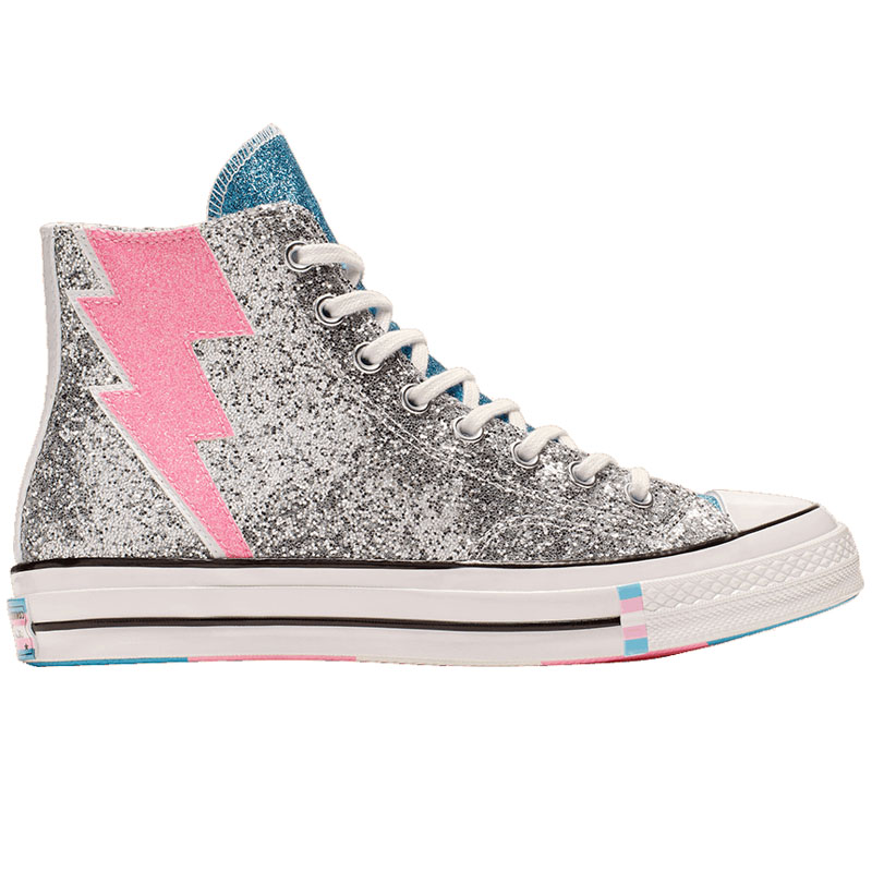 匡威Converse Chuck 70 Pride 50周年亮片高帮帆布鞋165723C 现货