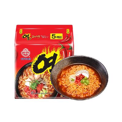 不倒翁火热拉面韩国进口方便面