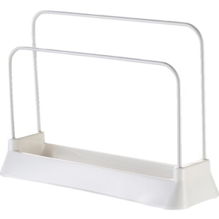 日本厨房塑料置物架砧板架菜板架沥水收纳架坐式切菜板案板架