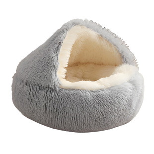 猫窝四季通用半封闭式猫咪睡窝安全感冬季加厚保暖屋狗窝宠物用品