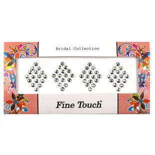 大中小号超值款 印度风尚进口银色眉心贴Bindi额贴假鼻钉眉钉唇钉