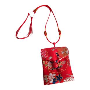 方形符袋锦囊佛牌平安护身符袋子收纳装小饰品随身挂脖防水空福袋