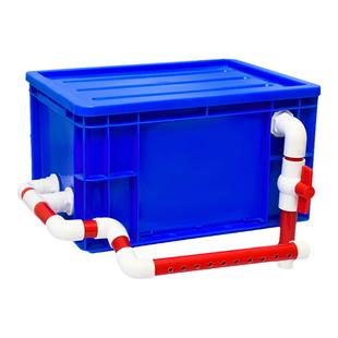 鱼缸过滤器上置滴流盒水池净水循环系统沼泽过增氧周转箱