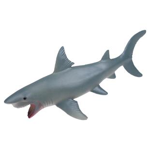 仿真大白鲨鱼鲸鲨虎鲸海豚锤头鼠鲨模型道具海洋动物儿童礼品玩具