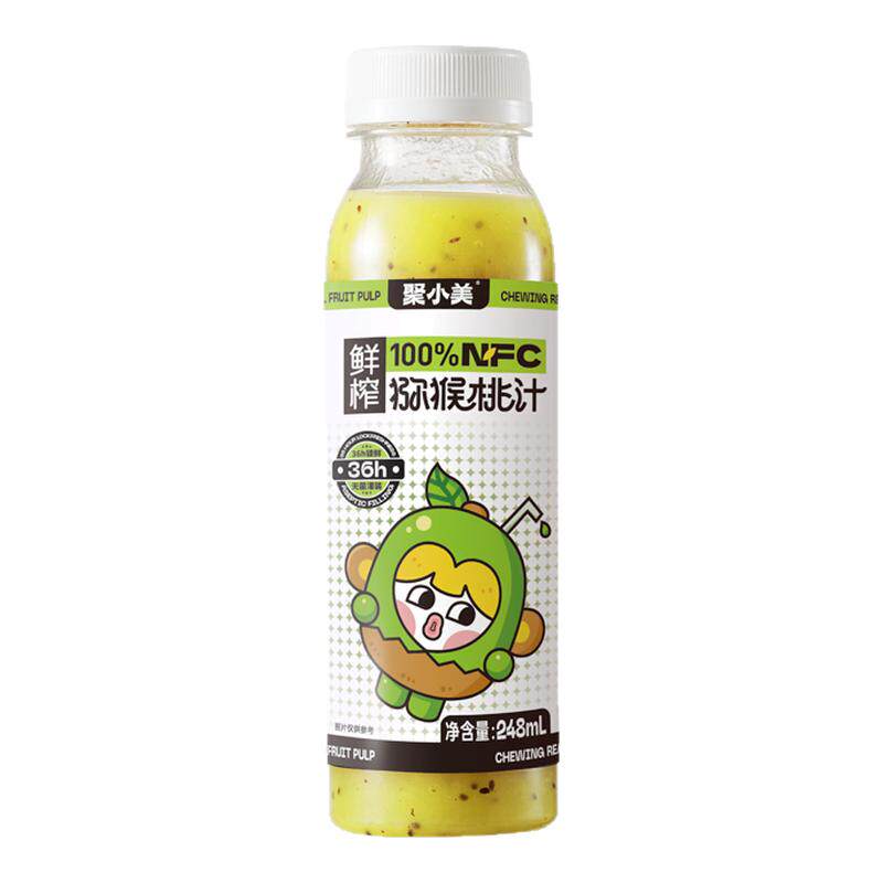聚小美猕猴桃汁nfc果汁低GI饮品