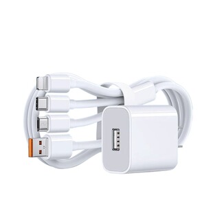 5V2A充电器USB插口适用快充智能快充双口插口配线套装带线6A不分正反小巧便携