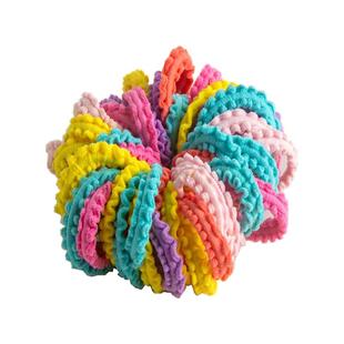 儿童皮筋不伤发弹性好发饰花边皮筋发圈高弹力发绳女公主宝宝头绳