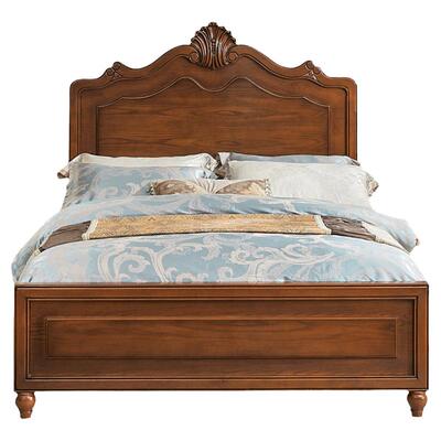 美式实木床全实木别墅家用次卧