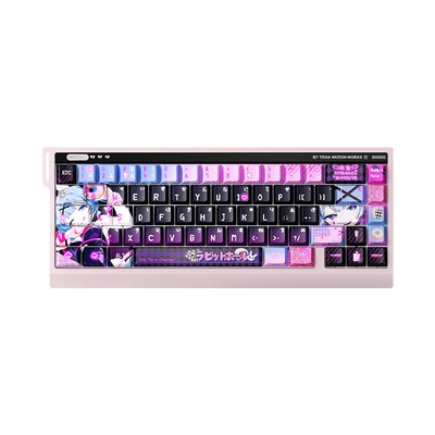 泰坦国度TITAN68V2HE磁轴键盘游戏电竞 高端主题全铝键盘无畏契约