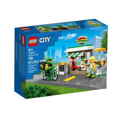【自营】LEGO乐高40578三明治店男女孩益智拼搭积木儿童玩具礼物