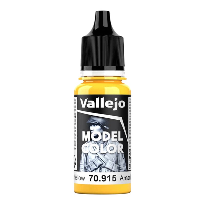 vallejo70915黄色水性模型漆