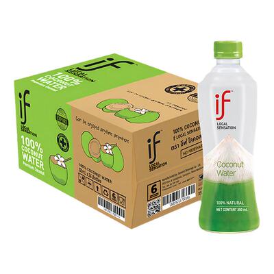 泰国进口if100%椰子水350ml/瓶