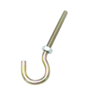 热卖镀锌铁挂钩螺栓吊钩灯钩螺丝带钩头钩子问号弯钩M4M5M6M8M10