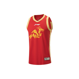 李宁CBA25-26赛季篮球服浙江广厦经典版速干球衣比赛训练背心定制
