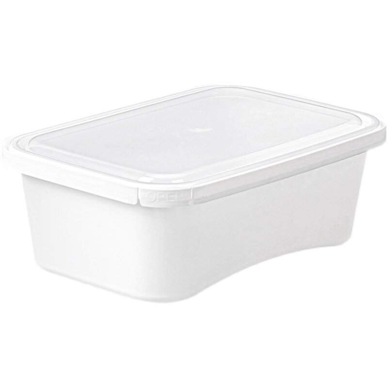 长方形塑料加厚锁扣餐盒