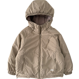 男童轻量连帽棉服外套~中大童冬季校服内胆保暖神器棉衣夹克棉袄