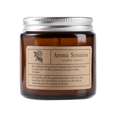 香薰蜡烛室内家用持久植物香