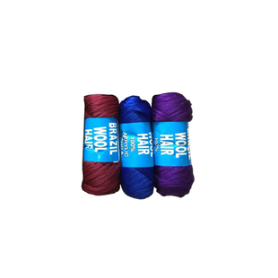 brazil wool hair非洲假发线脏辫发丝大辫子diy发丝雷鬼脏化纤卷