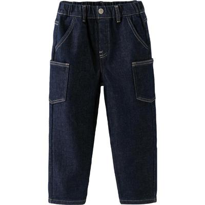 戴维贝拉男童牛仔裤儿童加绒裤子男2025冬装新款男孩休闲长裤童装