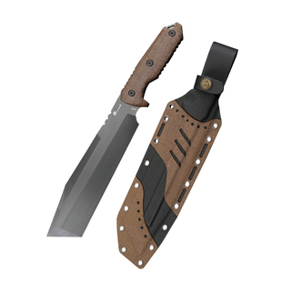 汉道支援者DC53钢锋利高硬度DLC膜层丛林开路野外开山排障砍柴刀