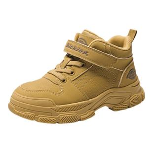 Dickies儿童户外靴工装机车靴2025秋季新款男童高帮靴子女童潮鞋