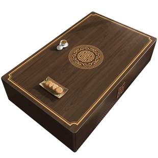 新中式茶几桌垫防水防油防烫皮革桌布轻奢高级感电视柜台面保护垫