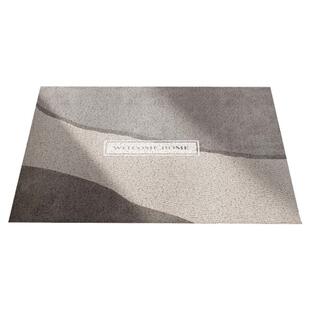 北欧风入户地垫进门丝圈蹭土门垫长方形满铺垫子家用玄关防滑脚垫