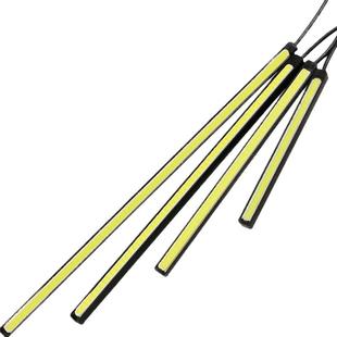 薄款汽车led日行灯改装通用型高亮强防水大功率cob日间行车灯泪眼