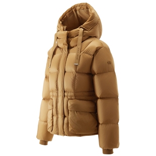 KOLON SPORT可隆羽绒衣29D Pertex女士绗缝中长款连帽羽绒服