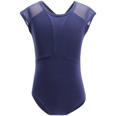 儿童舞蹈服中国短袖考级芭蕾舞女