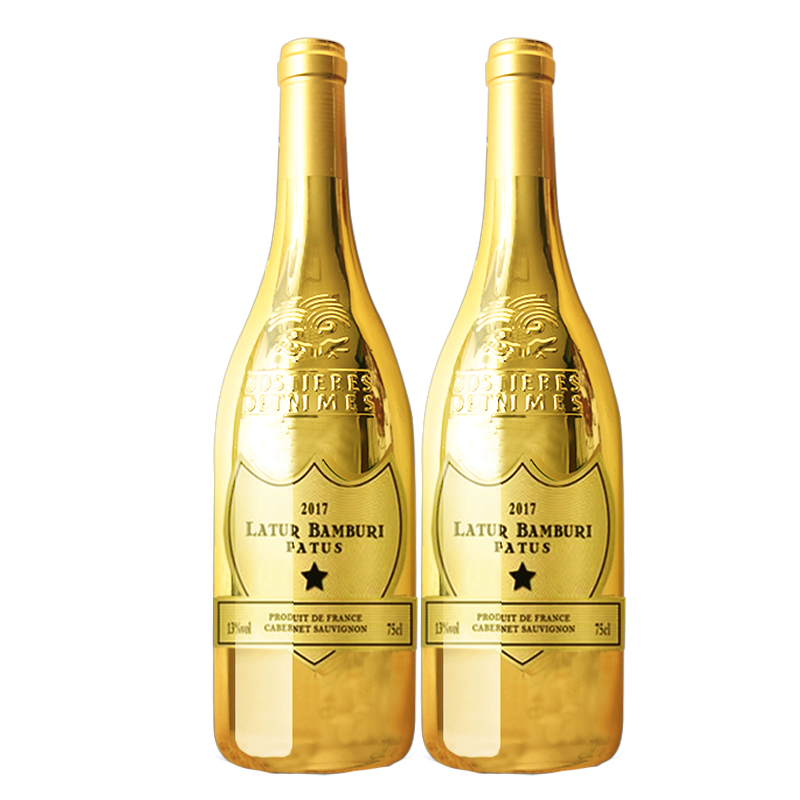 法国高档进口红酒整箱六瓶干红葡萄酒正品班布尔送礼佳品送一木盒