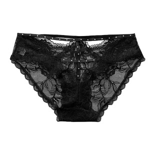 迷离耳语 性感蕾丝内裤女2025新款纯欲少女透气低腰三角裤